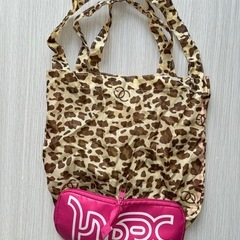 X-girl 折りたたみ エコバッグ　平成の画像