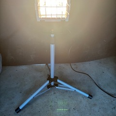 ハロゲン　投光器　500w スタンド　短足　セットの画像