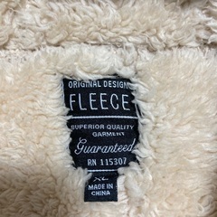 内側モコモココートmサイズの画像