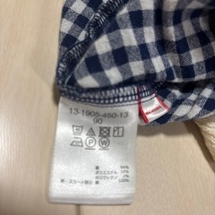 子ども服90 ミキハウス　コート　ワンピースの画像