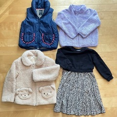 120cm 女の子　秋冬　洋服まとめ売りの画像