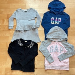 120cm 女の子　秋冬　洋服まとめ売りの画像