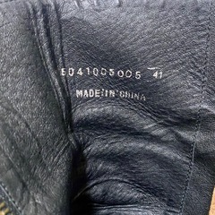 アルフレッドバニスター サイドジップ レザーブーツ 26cm 茶 プレーントゥの画像