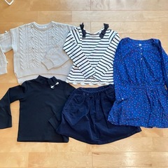 130cm 女の子　秋冬　洋服まとめ売りの画像
