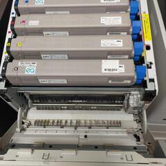 oki cb41dn　カラーレーザー　TRY-C3F1 増設トレイ3段付きの画像