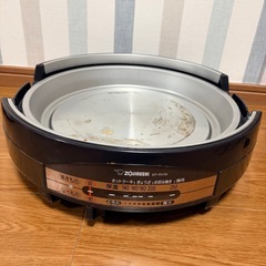 象印　グリル鍋(蒸しプレート付き) 3枚タイプの画像