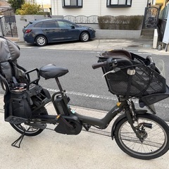 子乗せ電動自転車　ヤマハ　20インチ　pas kiss mini ブリジストン ブリヂストンの画像