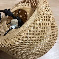 IKEA SINNERLIG スィネリグ ペンダントランプ, 竹/ 27 cmの画像