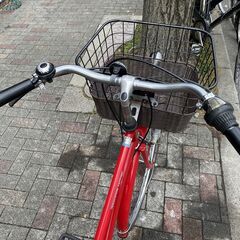 【中古】２６インチ　赤　6段変速　税込・整備済の画像
