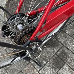 【中古】２６インチ　赤　6段変速　税込・整備済の画像