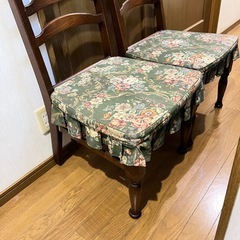 カリモク家具　アダイニングチェア2脚の画像