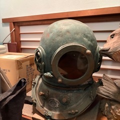 東亜 潜水用ヘルメット　アンティーク　　ヴィンテージの画像