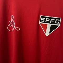 【美品】SPFC サンパウロFC Tシャツ（レッド/140cm）の画像