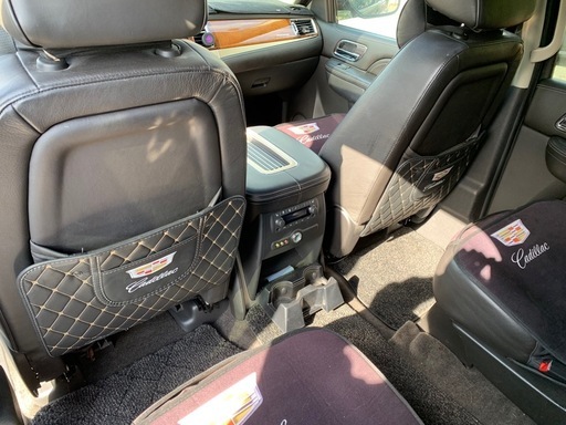 キャデラック Cadillac 車用アクセサリーセット エスカレード シートカバー ネックパッド シートベルトパッド LEDコースター アメ車 コースター アメリカ
