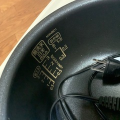 アイリスオーヤマ製　三合炊き　炊飯器　炊飯ジャー　1人暮らし用の画像