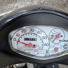 スズキ　アドレス　原付50ccの画像