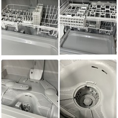 R303 ☀️ ジモティー限定特別価格！ Panasonic 食器洗い乾燥機 ホワイト NP-TA4 [5人用 /設置工事必要] ⭐ 動作確認済 ⭐ クリーニング済の画像
