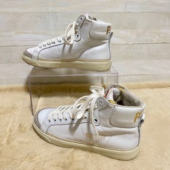 パントフォラドーロ 激レア 復刻モデル レザー ハイカットスニーカー 23cmの画像