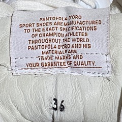 パントフォラドーロ 激レア 復刻モデル レザー ハイカットスニーカー 23cmの画像