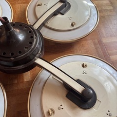 HITACHI レトロ　天井照明の画像