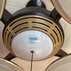 HITACHI レトロ　天井照明の画像