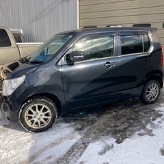 コミコミ45万円！ワゴンR FXリミテッド！車検R9/3！スマートキー！プッシュスタート！社外ナビTV！の画像