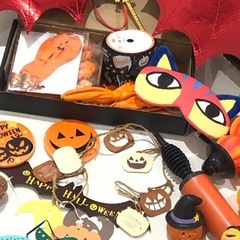 ハロウィン　飾り　小物　ジャックオーランタン　ドクロ　骸骨　ハッピー　Halloweenの画像