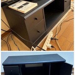 50型日立プラズマTV Wooo P50-HR02 124.2x86.2x36.6 45kg リモコン/取説/TV台付の画像