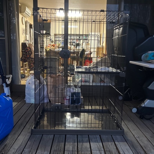 大型⭐︎猫の2階建て大型ケージ