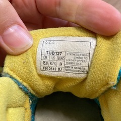 アシックスasicsハイカットスニーカー15cmの画像