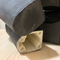 かかとゴム交換必須‼️処分　本革ブーツ Ｌの画像
