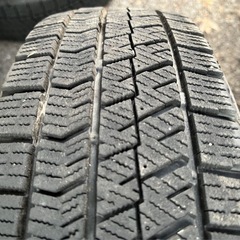 スタッドレスタイヤ4本155/65R14 75QブリヂストンBS ブリザックVRX2 倉庫保管 の画像