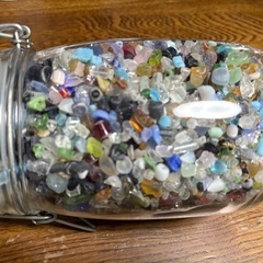 クラッシュビーズ　and アンティーク調
ボトルの画像