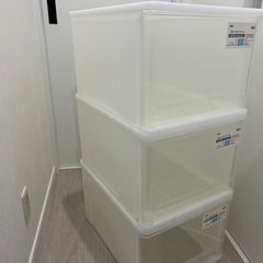 ニトリ　クローゼットケース3点セットの画像