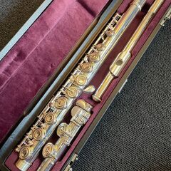 フルート　ヤマハ　YFL-412　極美品　頭部管＆管体：銀製　￥22万　FLUTE YAMAHAの画像