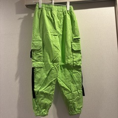 【Repipi armario】カーゴパンツ　黄緑　Sの画像