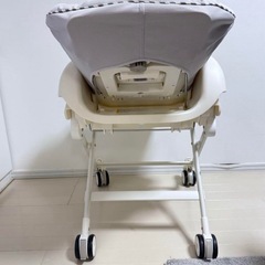 コンビハイローチェアネムリラFF リバーシブルシートモデル セサミグレー　赤ちゃんチェアの画像