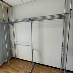 dinos クローゼットハンガー 突っ張りハンガーラックの画像