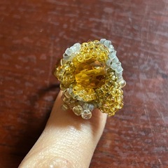 ビーズリング※1月中に処分予定の画像