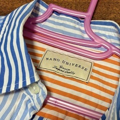 ナノユニバース長袖シャツの画像