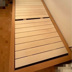 無印良品　ベッドフレームとマットレス　シングルサイズの画像