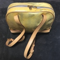 正規品 ルイヴィトン ヴェルニ マーレイ バックパック M91038 イエロー系の画像