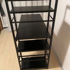 デスク ブラックの画像