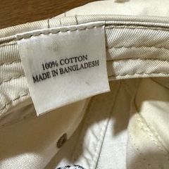 QATAR カタール 刺繍キャップ ベージュ コットン100% サイズ調整可の画像