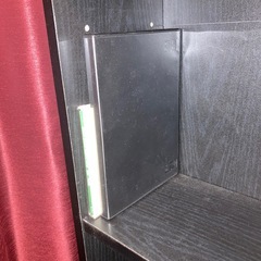 黒CD、DVDラック2個　　used品の画像