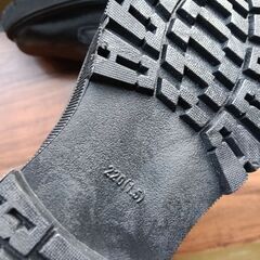 新品 22cm レディース ブーツ ブラック 厚底 シューズ ショートブーツ 識別番号:【B247-Z】の画像