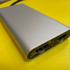 ディスプレイ拡張アダプタ HDMI 4K   2画面拡張可能の画像