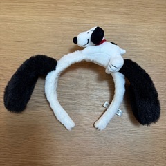 ユニバ　スヌーピー カチューシャ　2つの画像