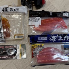 「釣り用品」ベイトリール + ロッド + ロッドケースの画像