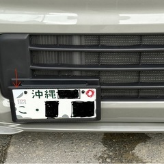 軽自動車 白ナンバー（黄色隠し）の画像